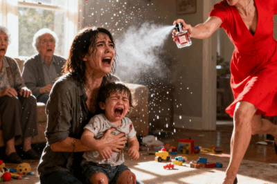 After my sister sprayed perfume in my son’s eyes, Mom laughed and said: “If he goes blind now, maybe he won’t notice he’s a burden.” Dad added: “At least he smells good now.” They had no idea what was coming next