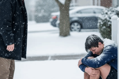 He had been locked out, starved, and silenced for three years—until one snowy afternoon when someone finally asked, “Why are you outside?” and the truth rewrote their entire future.