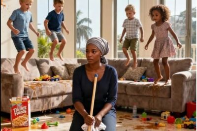 They said no nanny could survive a day with the billionaire’s triplets; not a single one. The mansion of Ethan Carter, oil magnate and one of the richest men in Lagos, was as beautiful as a palace.