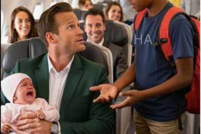 The billionaire’s baby wouldn’t stop crying on the plane until a child did the unimaginable.