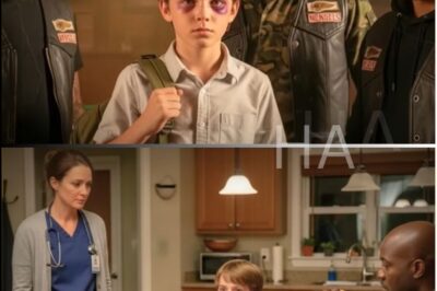 Boy With Black Eye Begged Bikers “Be My Dad” — 32 Hells Angels Showed Up at School