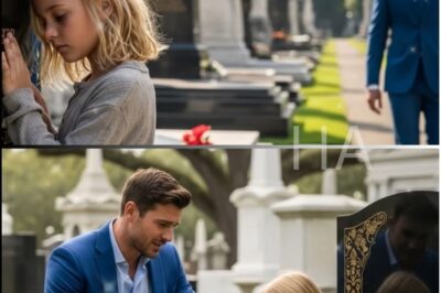 Billionaire finds a poor girl crying at his son’s grave — the truth shocked everyone