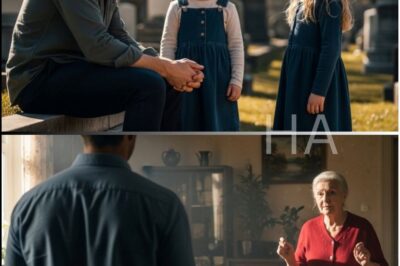 A millionaire saw two girls crying at his ex wife’s grave—who they were shocked him
