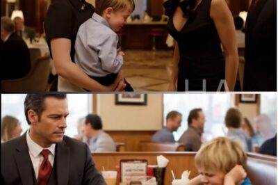 Billionaire CEO Catches Waitress Protecting His Special Son – His Reaction Stuns Everyone!