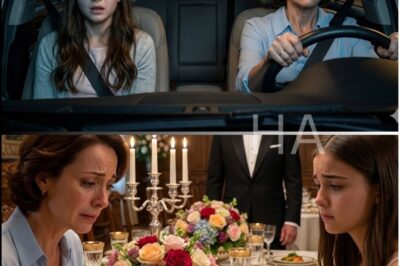 During dinner, my daughter quietly slipped a folded note in front of me. “Pretend You’re Sick And Get Out Of Here,” it read. I didn’t understand — but something in her eyes made me trust her.