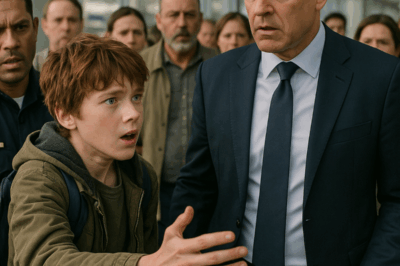 “Don’t get on the plane! It’s about to explode!” – A homeless boy yelled at a rich businessman, and the truth left everyone speechless