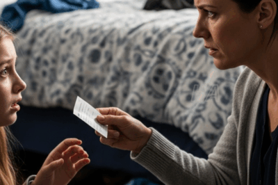 During dinner, my daughter quietly slipped a folded note in front of me. “Pretend You’re Sick And Get Out Of Here,” it read. I didn’t understand — but something in her eyes made me trust her. So I followed her instructions and walked out. Ten minutes later… I finally realized why she warned me