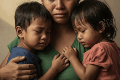 The husband took his girlfriend and her child on a trip, leaving his wife at home because she was sick in the hospital, and the child had no money to pay for school.