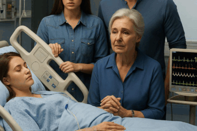 My ex-daughter-in-law lay in a coma after a supposed a.cc.ident. While my son and his family said about pulling the plug to let her go “peacefully,” I refused to leave her side, holding her hand..