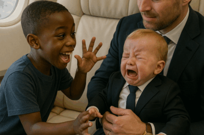 The billionaire’s baby wouldn’t stop crying on the plane — until a black boy did the unthinkable.