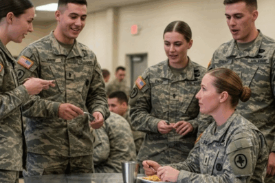 Four Soldiers M0cked a “Middle-Aged Woman” Eating Alone — 45 Seconds Later, the Entire Fort Bragg Mess Hall Realized They’d Picked the Wrong Person to Challenge