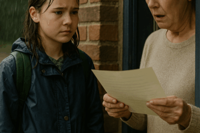 My 11-year-old daughter came home, yet her key no longer fit the door. She waited for five hours in the rain — until my mother appeared and said coldly, “We’ve decided you and your mom don’t live here anymore.” I didn’t cry. I just said, “Understood.” Three days later, a letter arrived… and what my mother read made her collapse to her knees.