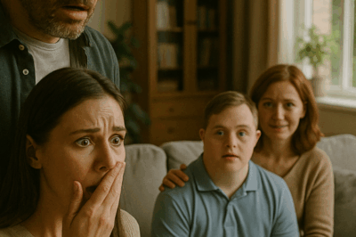 My sister and my husband ran away together, leaving our disabled child with me — twenty years later, they returned to get the child, but when they entered the house, they were sh0cked to see…