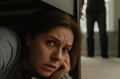 When I came home, my neighbor stopped me and said, “Your house is really noisy during the day.” I frowned. “That can’t be right. No one’s supposed to be inside.” But she wouldn’t back down. “I’m telling you—I heard a man yelling.” The next morning, I acted like I was heading to work but secretly stayed behind and hid under my bed. Hours went by in silence… until footsteps entered my bedroom and a male voice spoke. I froze instantly…