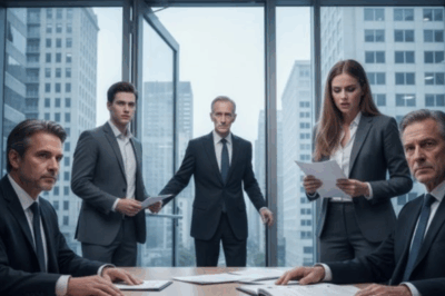 When my boss’s daughter took over the company, she called me into her office and said, cold as ice, “We don’t need old men like you here.” I simply smiled, nodded, and walked out without saying a thing. The next morning, her father burst into the office, slamming a stack of papers onto her desk. “Why on earth did you fire him? Did you even bother to read the contract?” he shouted. “Because that contract…”..