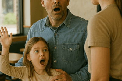 His wife died 5 years ago, a single father took his daughter out for breakfast, when he saw the waitress the child screamed “oh, mom, dad”