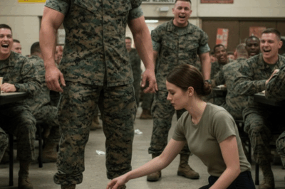 The biggest mistake of his life: A 250-lb marine thought he could buIIy the “quiet girl” in the mess hall. He didn’t know she was a ghost weapon