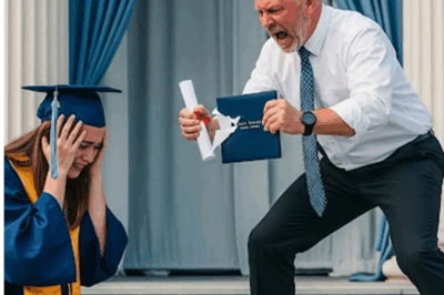 At Graduation, Dad Tore Up My Diploma and Smashed the Trophy on My Head, Saying, “Trash doesn’t deserve success.”