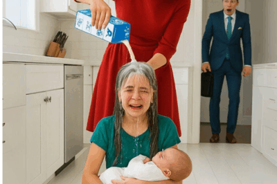 The stepmother threw milk on the girl… Then the millionaire shouted: “ENOUGH!