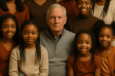 In 1979, he adopted nine black girls no one else wanted. Forty-six years later, they became what left you speechless