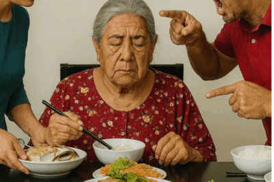 Every month I gave my daughter-in-law 2,000 pesos from my pension to go to the market, and yet, the other day I complained only a little that the meat was too fatty…