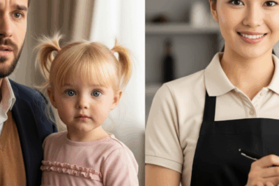 “Daddy, that waitress looks just like Mommy!” — The millionaire turned around and froze… His wife had died!