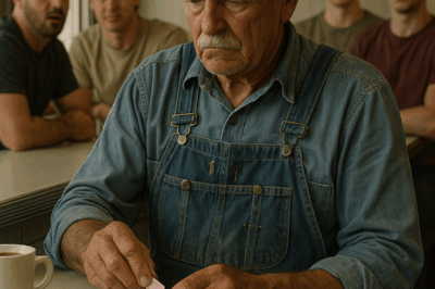 I was just an old farmer, being mocked by arrogant young men in a diner. One of them asked, “Hey grandpa, you forgot where you parked your tractor?”. They had no idea that a person burying two sons in this soil could do anything.
