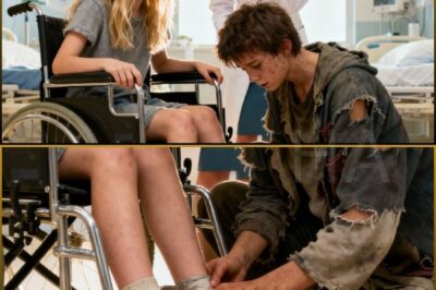 She was the surgeon’s daughter, a girl who had never taken a single step—until a homeless boy whispered, “Let me try.”