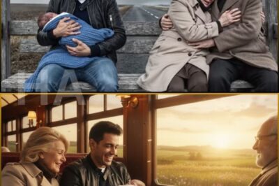 WIDOWED FATHER SEES ELDERLY COUPLE ABANDONED AT BUS STOP… WHAT HE DOES WILL MOVE YOU