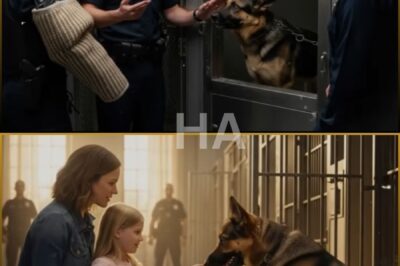 Nobody Could Touch This Aggressive Police Dog — Until A Little Girl Changed Everything…