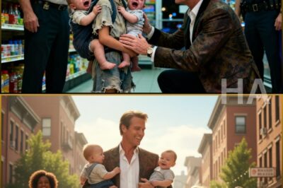 A homeless little girl was reported to the police by a store manager for stealing a box of milk for her two younger siblings, who were crying weakly from hunger — suddenly, a millionaire who witnessed the scene stepped forward…