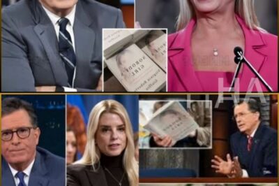 Pam Bondi FURIOUSLY Fires Back at Stephen Colbert in Explosive Showdown! Tension hit a breaking point last night when Pam Bondi unleashed a blistering response to Stephen Colbert …