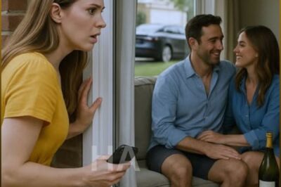 I wasn’t planning to stay — just stopped by my sister’s place for a moment! But when I saw my husband’s car parked outside and peeked through the window… I realized something was terribly wrong