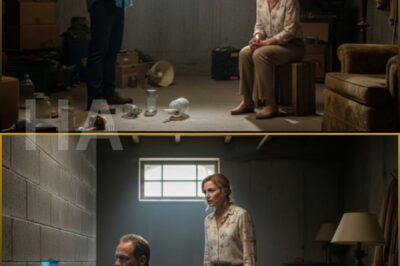 My son and his wife locked my husband and me in the basement of our house. While I panicked, my husband whispered: “Quiet… they don’t know what is behind this wall. “When they left, my husband moved a brick and showed me a secret he had kept hidden for 39 years…