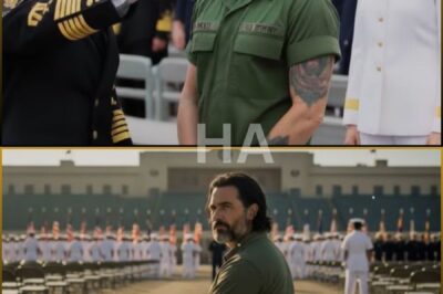 Single Dad Janitor Came Only to Watch His Son Graduate—Until the Navy Admiral Saw His Tattoo, Froze