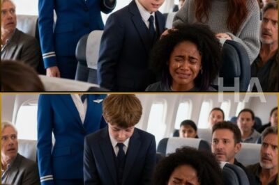 A little boy kept teasing and kicking the seat of a black girl on the plane, but when the flight attendant stepped in to warn him, his mother shouted, “He’s just a child — the problem is that Black monkey over there!” The airline’s response made both mother and son deeply regret their actions..