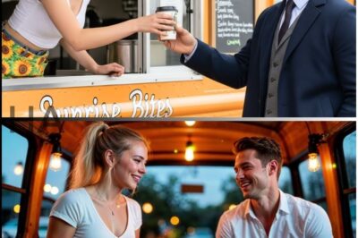 Poor Food Truck Girl Ignored the Millionaire CEO in Line—Until He Whispered, “Still Remember Me”