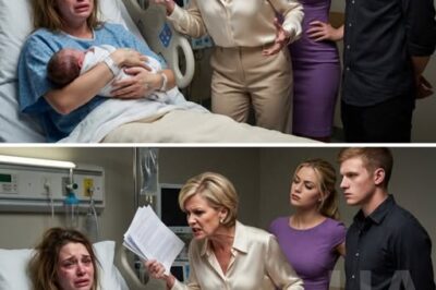 She Just Gave Birth — Her In-Laws Handed Her Divorce Papers… Not Knowing She Was a Secret Billionaire..