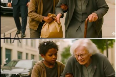 Homeless boy Helps Old Lady, not knowing she is the Millionaire’s mom what he Did Next is Amazing