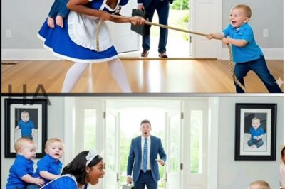 BILLIONAIRE ARRIVED HOME UNANNOUNCED AND SAW THE MAID WITH HIS TRIPLETS — WHAT HE SAW SHOCKED HIM