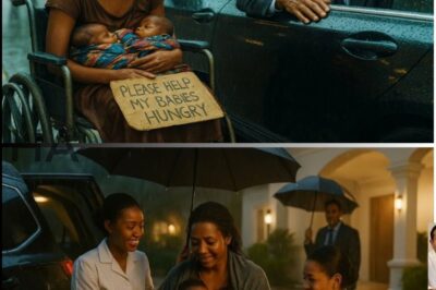 Billionaire Sees Disabled Mother Begging in the Rain With Twin Babies — What He Learns Breaks Him