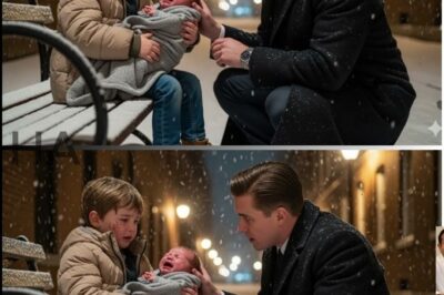Sir, My Baby Sister Is Freezing… Little Boy Said-The CEO Wrapped Them in His Coat & Took Home…