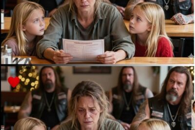 Poor Mom Takes Twins to Eat With $20 on Christmas Eve, Then Hells Angel Walks In And Stuns All…