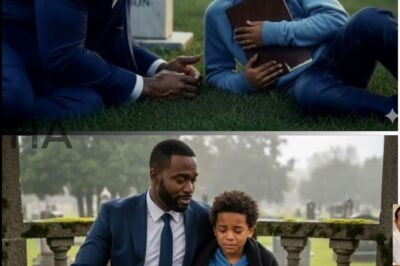 Billionaire Meets a Poor Boy Lying Beside His Son’s Grave-What He Said Shocked the Billionaire..