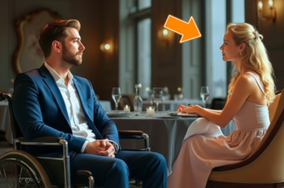 THE MILLIONAIRE PRETENDED TO BE DISABLED ON A BLIND DATE—AND WHAT SHE DID NEXT LEFT HIM SHAKEN