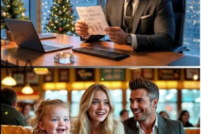 “Dear Santa, Please send me a dad”—Her Letter To Santa Ended Up On The Desk Of A Lonely Billionaire…