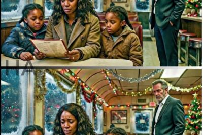 Poor Mom Can’t Afford a Meal for Her Twins on Christmas Eve, Then a Billionaire Stands Up…