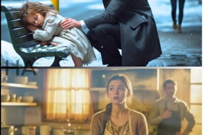 ‘Come with me ‘ A Millionaire CEO Saw a Little Girl Sleeping at a Bus Stop—What He Did the Next