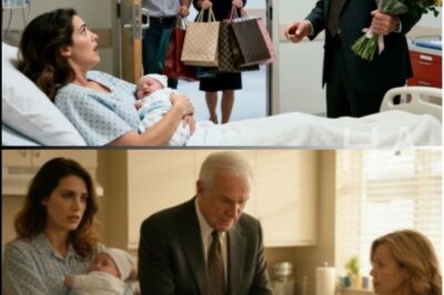 When my grandfather walked in after I gave birth, his first words were: “Darling, weren’t the $250,000 I sent you every month enough?” My heart stopped. “Grandpa… what money?”