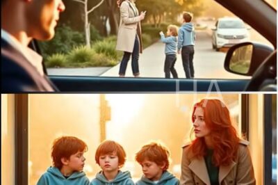 CEO BILLIONAIRE SEES HIS EX-GIRLFRIEND WAITING FOR UBER WITH 3 SIX-YEAR-OLD BOYS IDENTICAL TO HIM